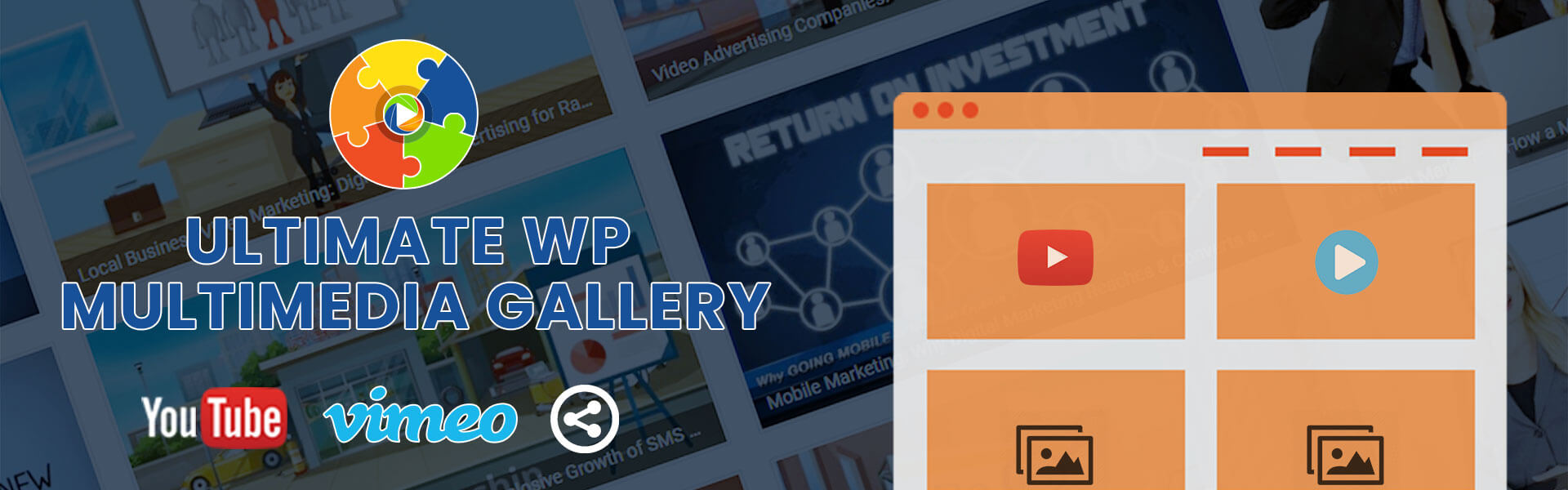 Ultimate WP Multimedia Gallery Banner