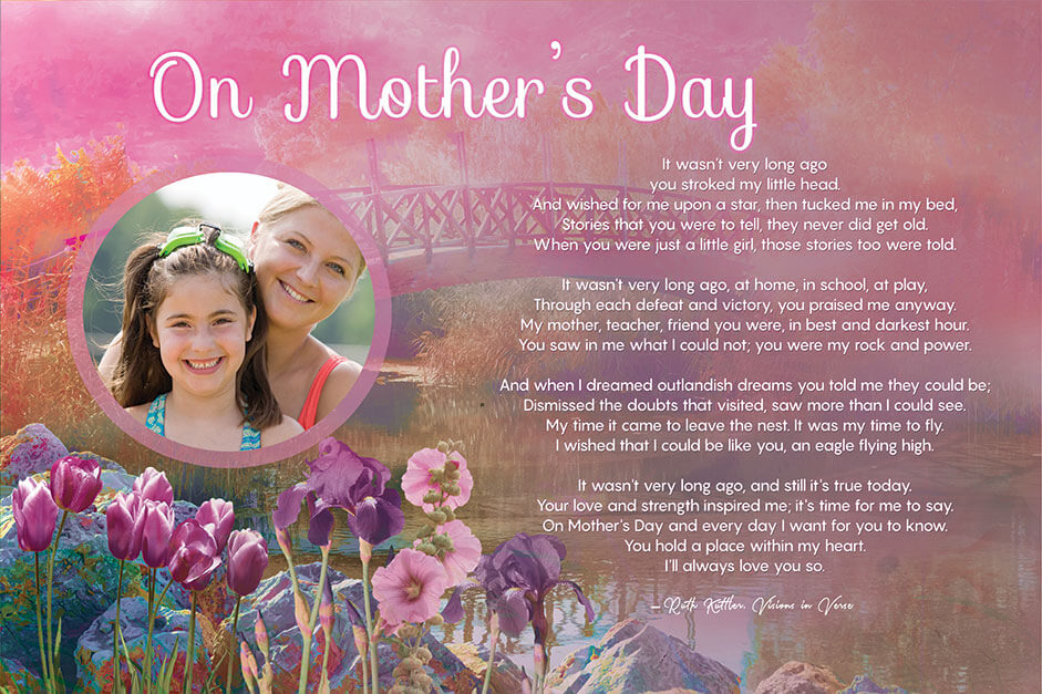 Art Poetry eCommerce Mother's Day Design Product