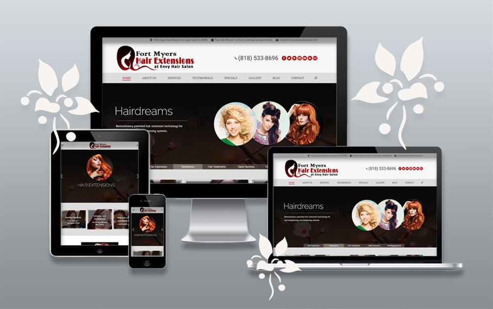 Full Service Hair Salon Website Project