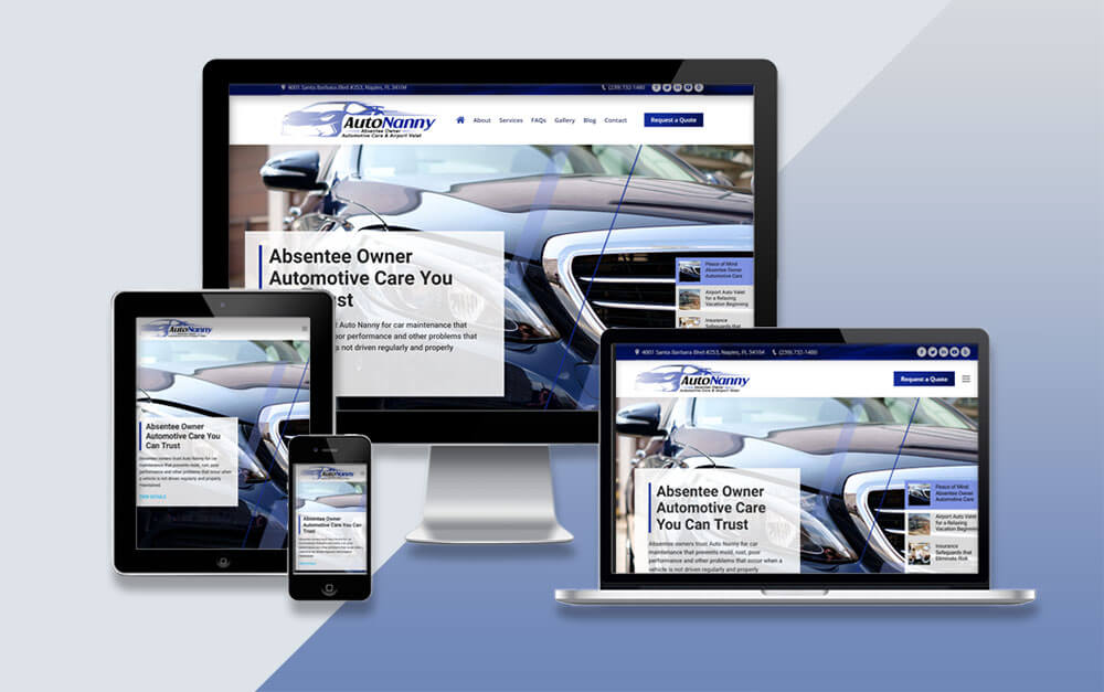 Absentee Owner Auto Services Website Project